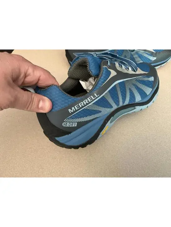 Womens Merrell Siren Edge 3 Blue/Black Waterproof Hiking Shoes. Size 11. Nice! - Picture 3 of 10